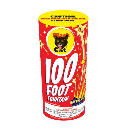 100 Foot fountain Black Cat